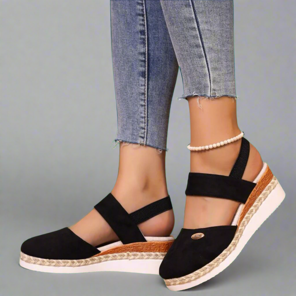 Gitta | Plus-Size Wedge Sandalen – Komfortabel und Vielseitig