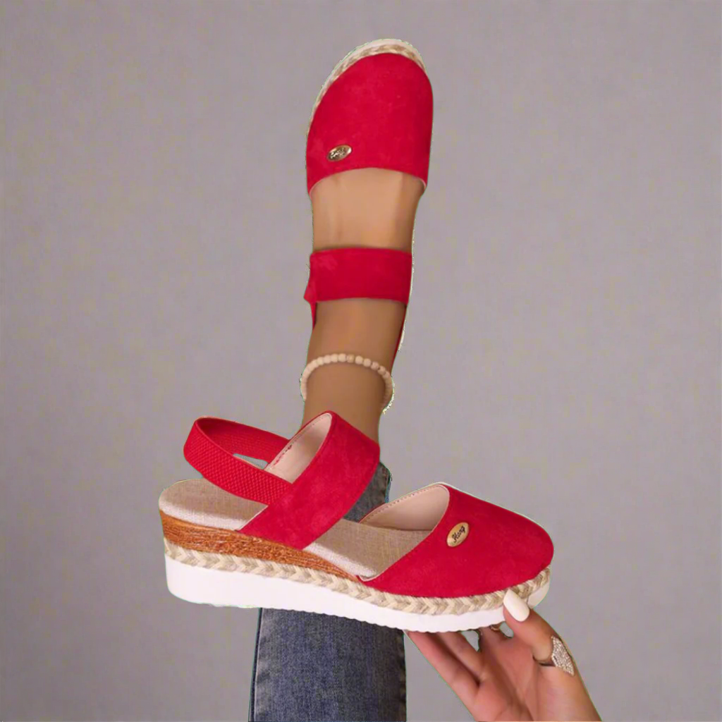 Gitta | Plus-Size Wedge Sandalen – Komfortabel und Vielseitig